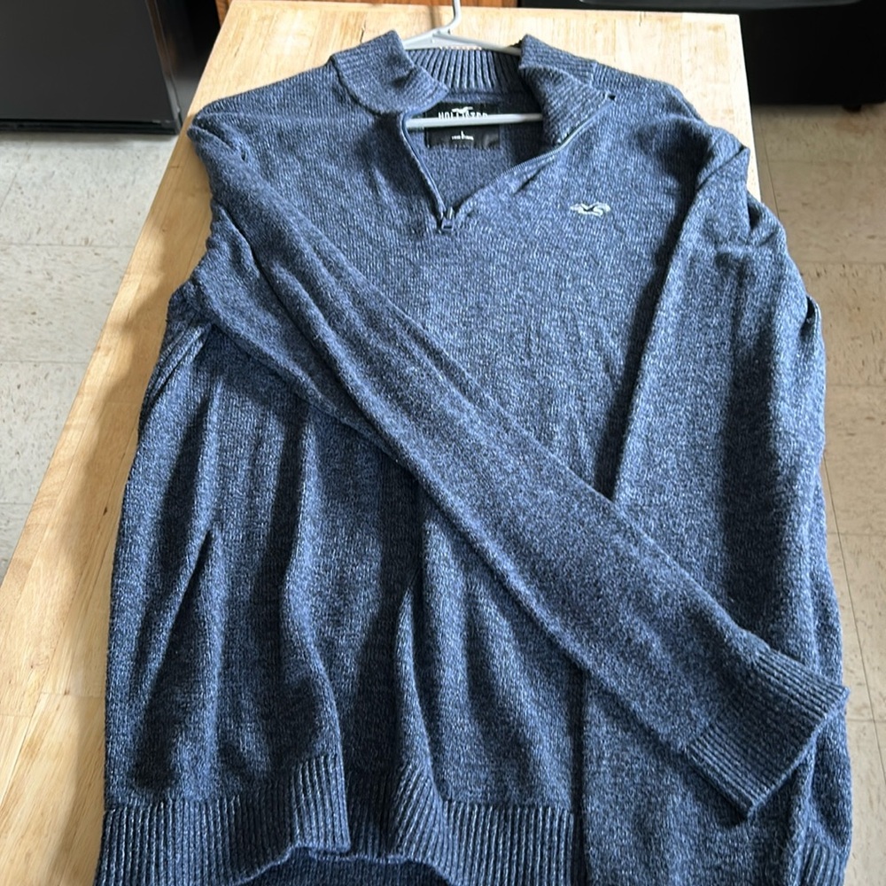 Hollister Quarter Zip Sweater